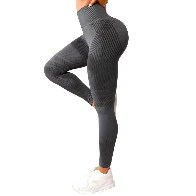 3D Sculpt High-Waist Seamless Leggings