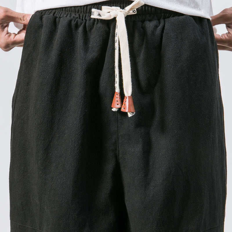 Yutori Relaxed Linen Blend Trousers