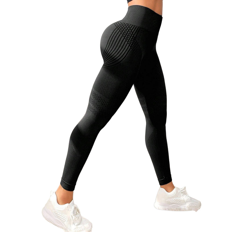 3D Sculpt High-Waist Seamless Leggings