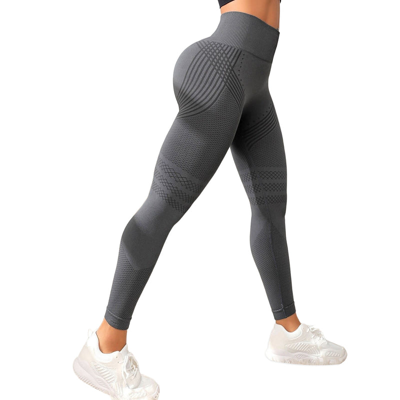 3D Sculpt High-Waist Seamless Leggings
