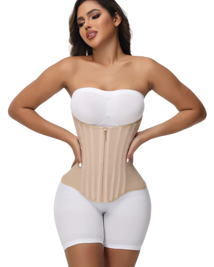 SABLE Zip-Front Waist Cincher