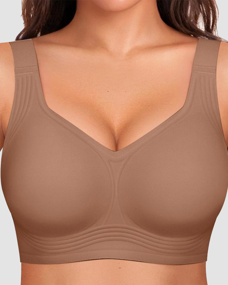 Full-Coverage Wireless Bra
