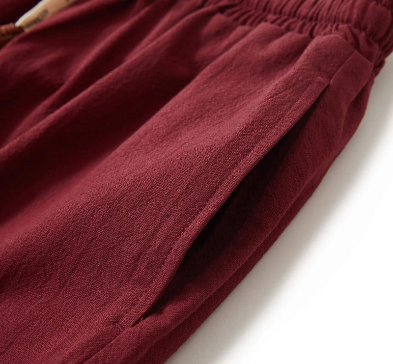 Yutori Relaxed Linen Blend Trousers