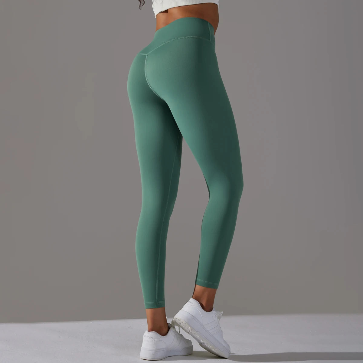 High-Waist Seamless Yoga Leggings