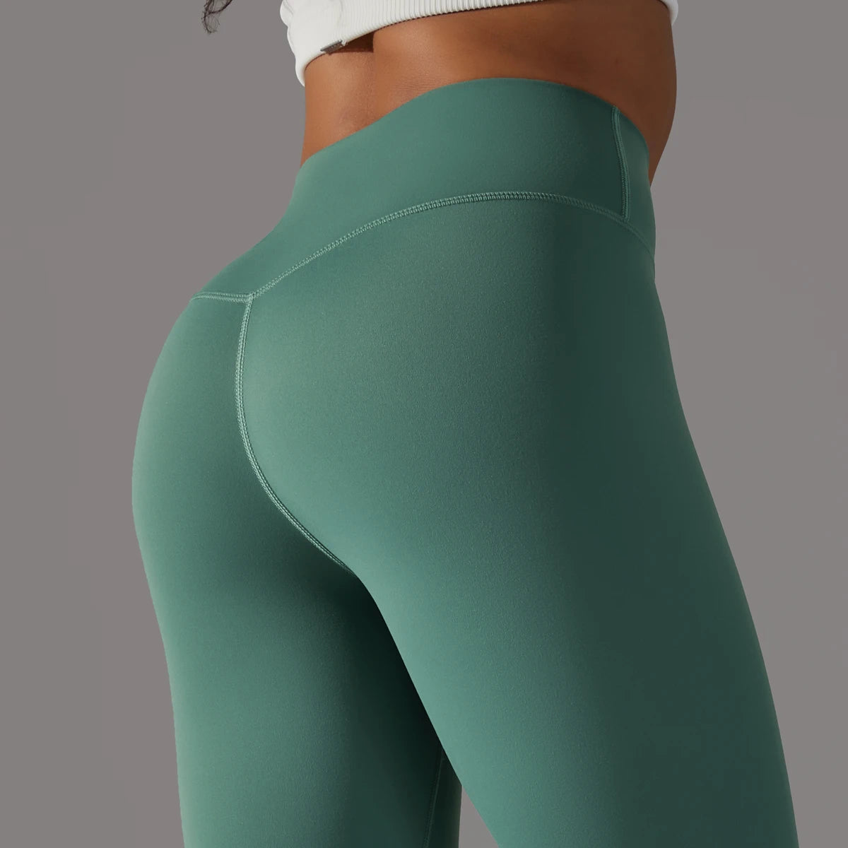 High-Waist Seamless Yoga Leggings