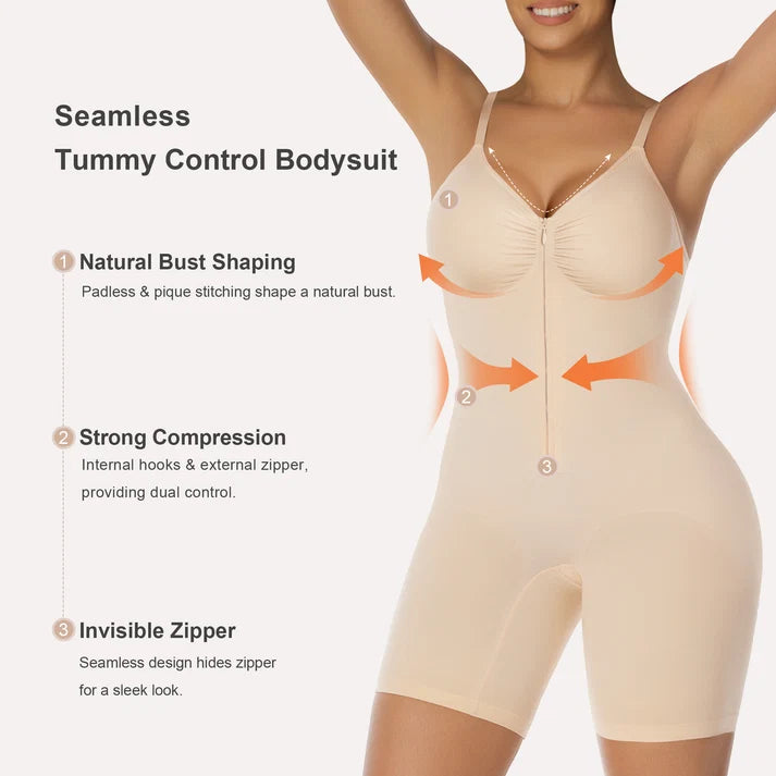 SABLE Seamless Tummy-control Shapewear Bodysuit