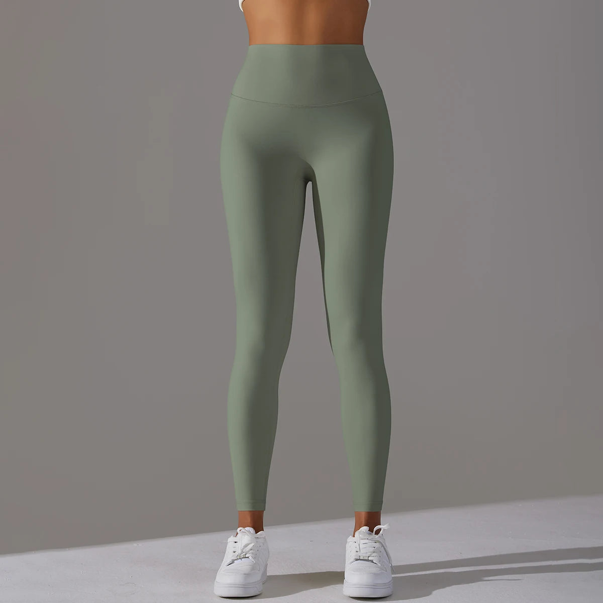 High-Waist Seamless Yoga Leggings