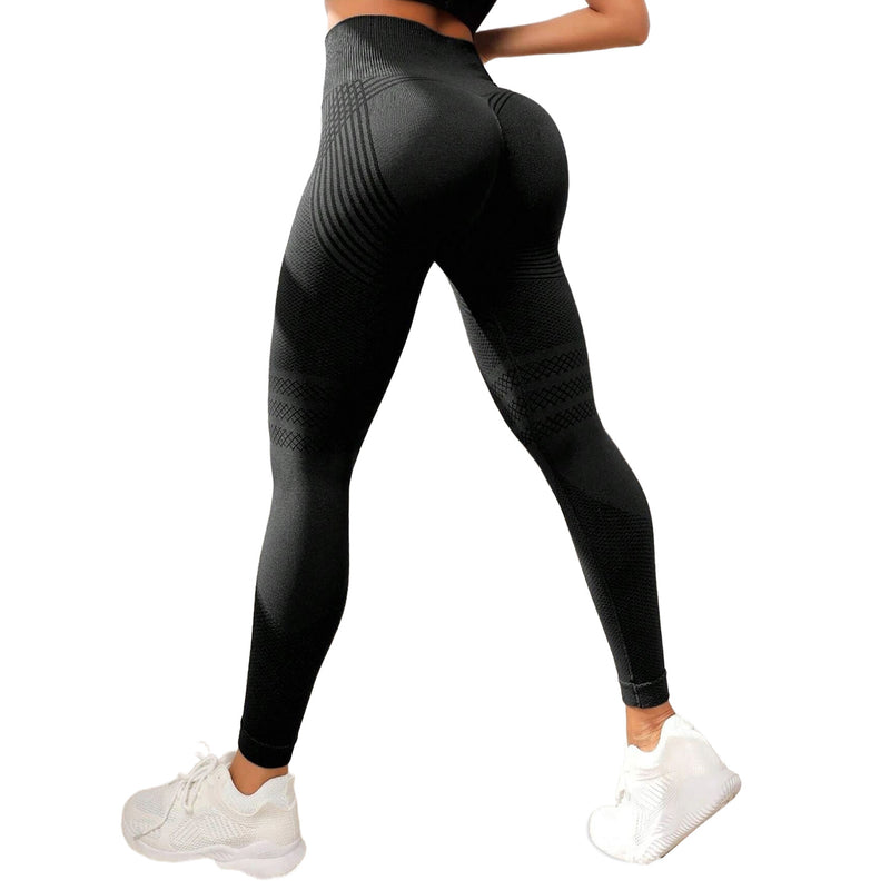 3D Sculpt High-Waist Seamless Leggings