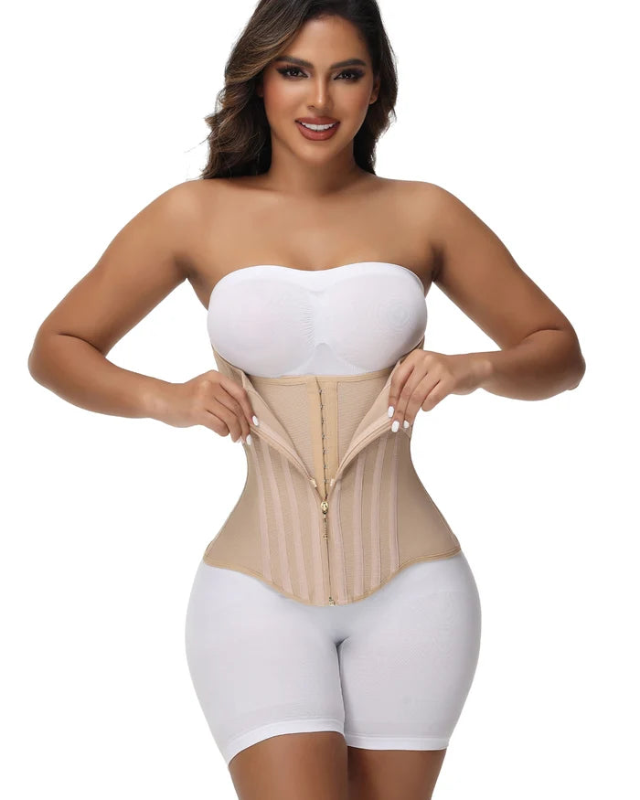 SABLE Zip-Front Waist Cincher