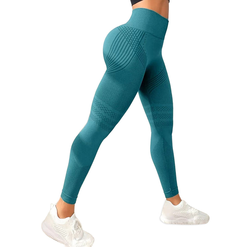 3D Sculpt High-Waist Seamless Leggings